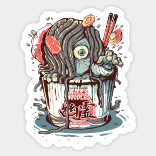 Horror Yurei Ramen Sticker